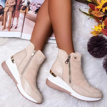 Mid-Cut Ankle Boots for Women