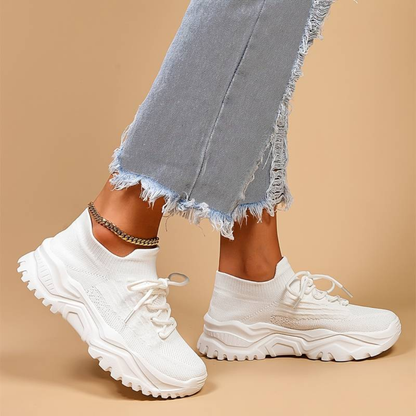 Women’s Lace-Up Sneakers | Structured Everyday Design