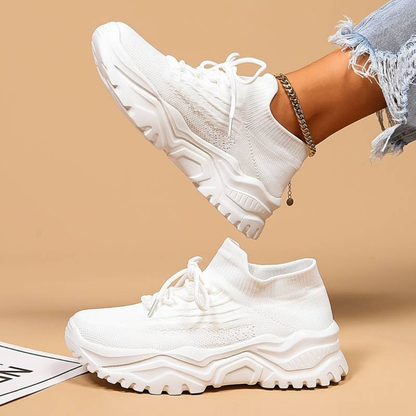 Women’s Lace-Up Sneakers | Structured Everyday Design