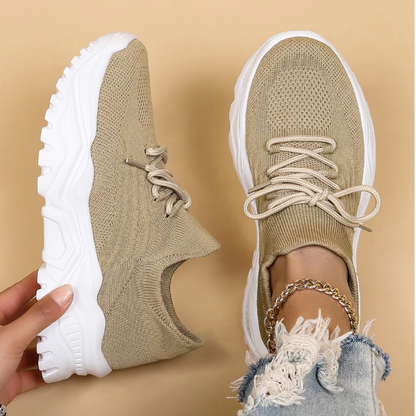 Women’s Lace-Up Sneakers | Structured Everyday Design