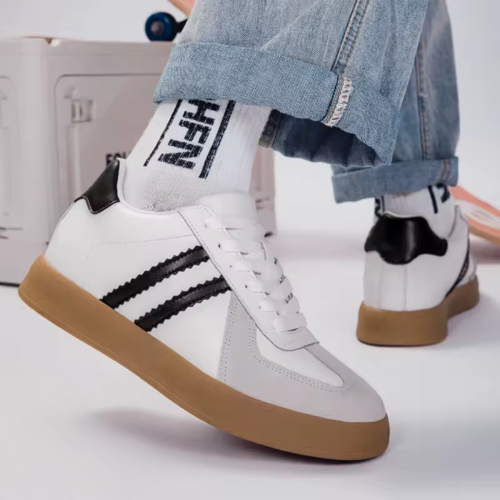Retro Samba Panel Upper Sneakers for Men | Lace Up