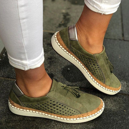 Perforated Slip-On Shoes for Women | Breathable