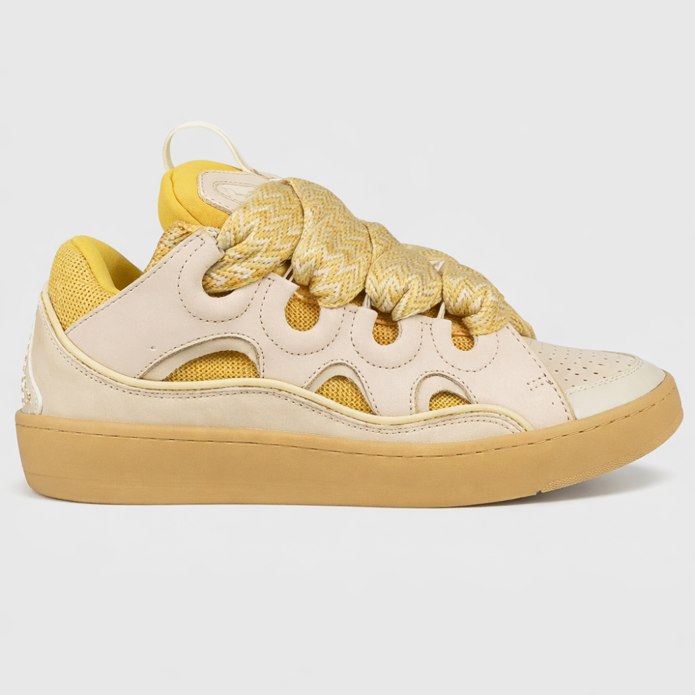 Platform Round Toe Sneakers for Unisex | Flat Sole