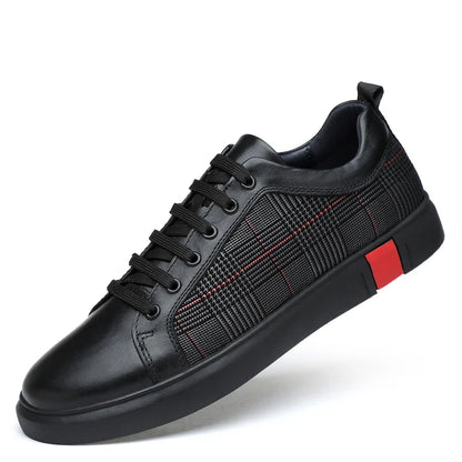 Lace-Up Sneakers for Men | Patterned Side Panel