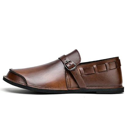 Monk Strap Loafers for Men | Buckle Closure Detail