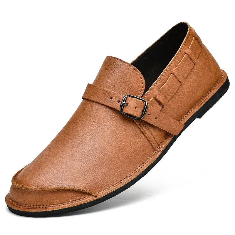 Monk Strap Loafers for Men | Buckle Closure Detail