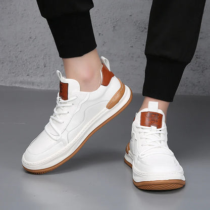 Men’s Textured Sneakers | Structured Design with Panel Detailing