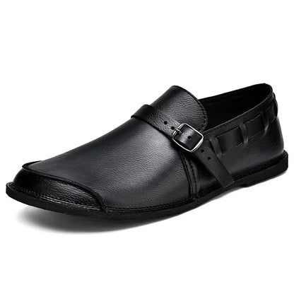 Monk Strap Loafers for Men | Buckle Closure Detail