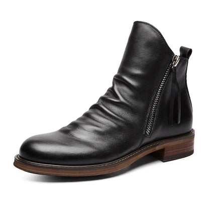 Ankle Boots for Men | Side-Zip Closure Detail