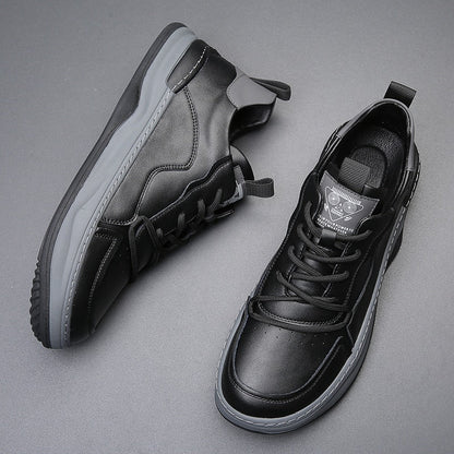 Men’s Textured Sneakers | Structured Design with Panel Detailing