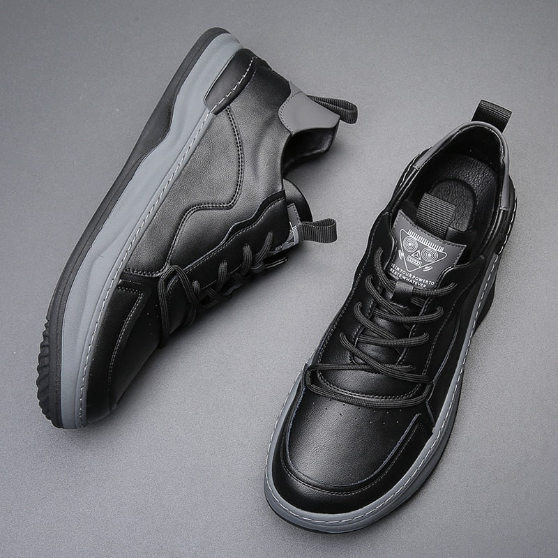 Men’s Textured Sneakers | Structured Design with Panel Detailing