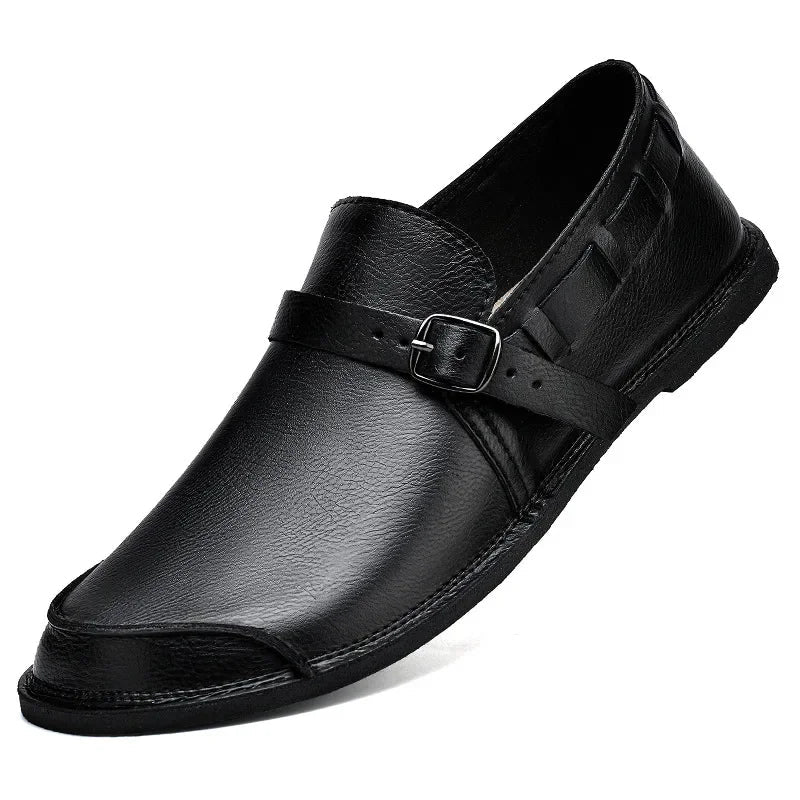 Monk Strap Loafers for Men | Buckle Closure Detail