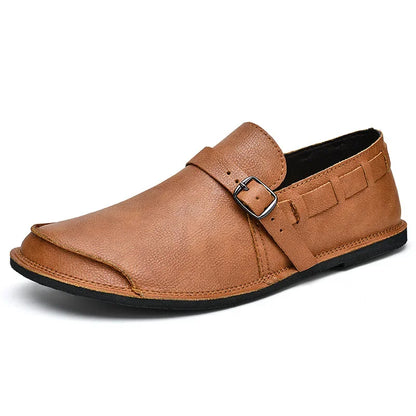 Monk Strap Loafers for Men | Buckle Closure Detail