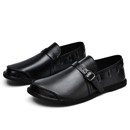Monk Strap Loafers for Men | Buckle Closure Detail