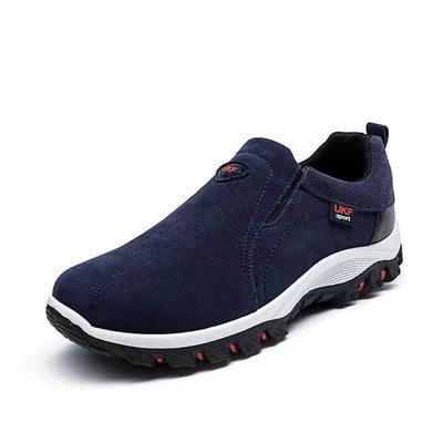 Men’s Slip-On Outdoor Shoes – Casual Walking Trainers with Tread Sole