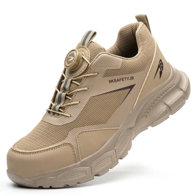 Men’s Steel Toe Safety Work Shoes - Puncture Resistant Slip Resistant