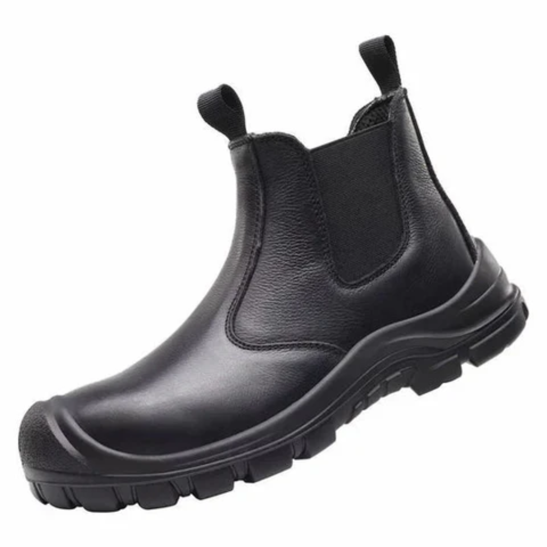 Ankle Work Boots for Men | Elastic Side Panels