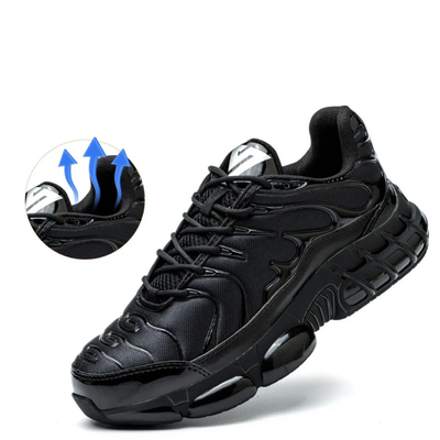 Men’s Steel Toe Safety Work Boots - Slip Resistant Shock Absorbing