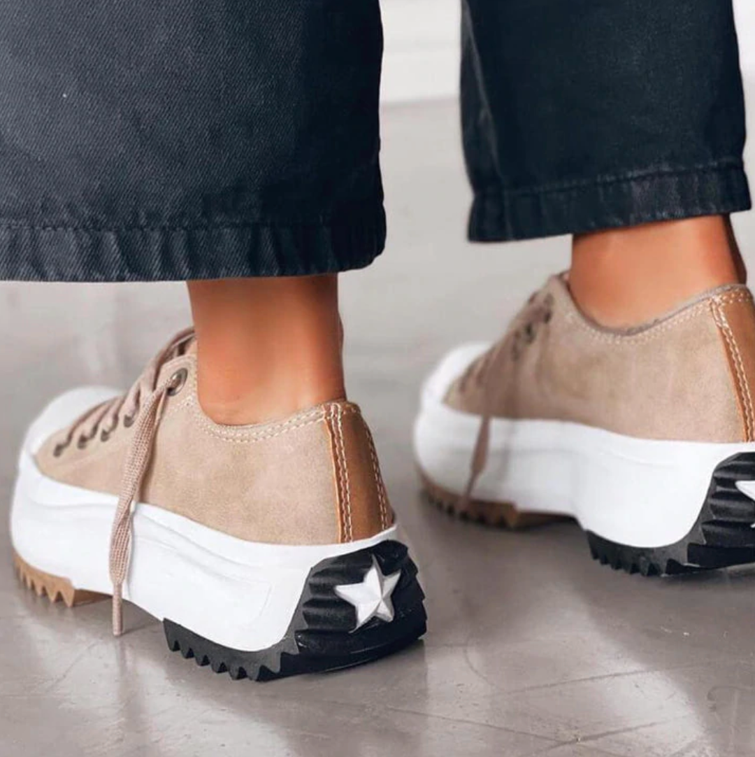 Women's Casual Chunky Platform Sneakers | Canvas Design