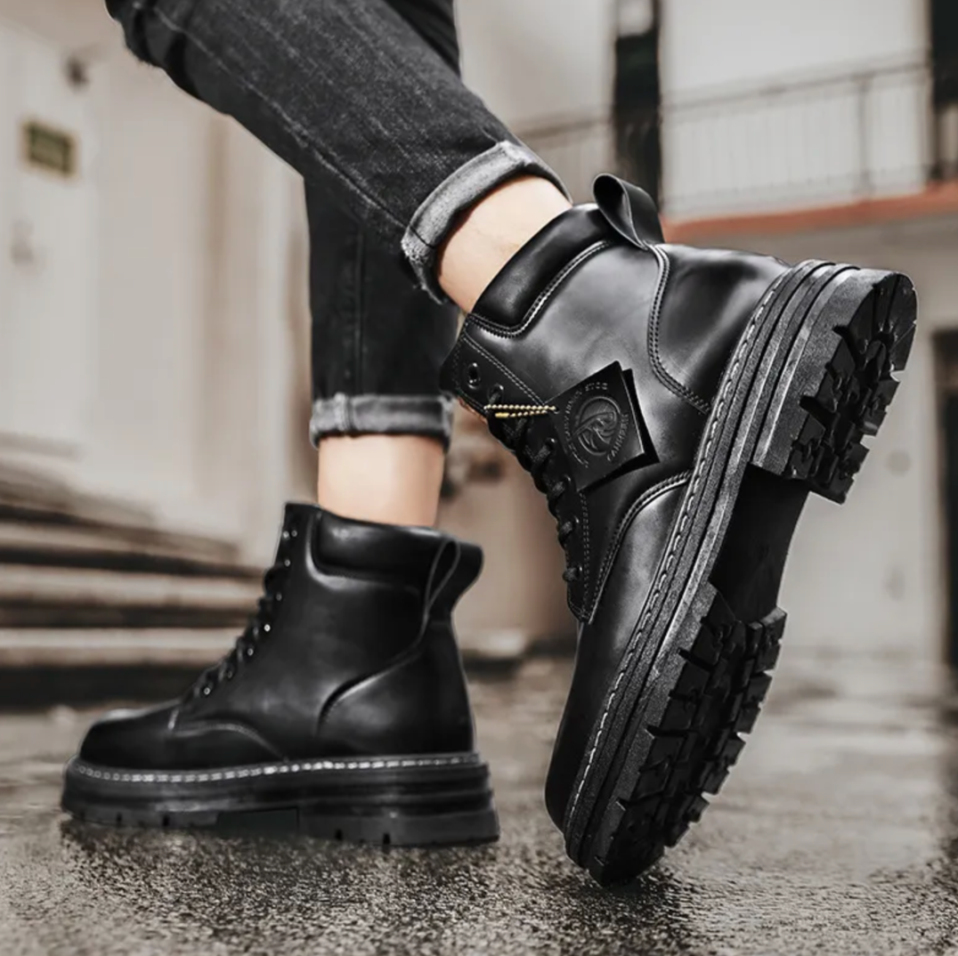 Men’s Lace-Up Work Boots | Durable Grip