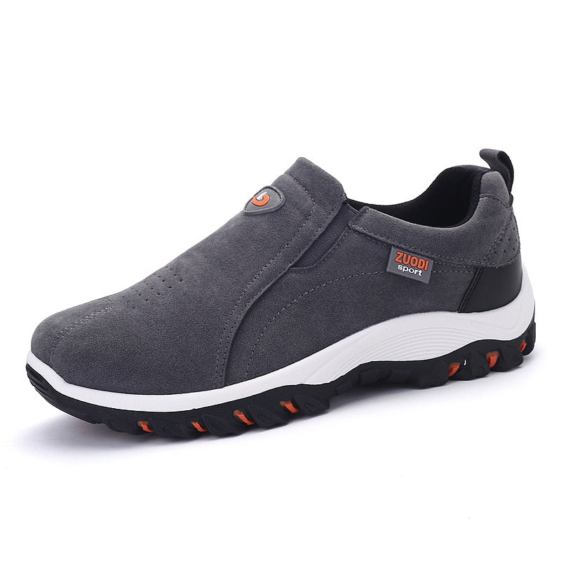 Slip-On Outdoor Shoes for Men | Textured Sole and Pull Tab