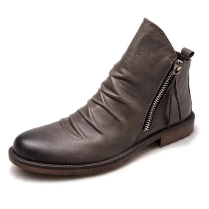 Ankle Boots for Men | Side-Zip Closure Detail