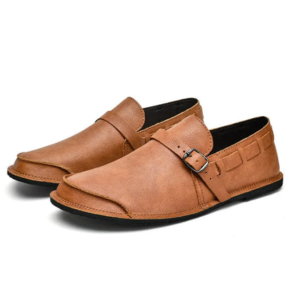 Monk Strap Loafers for Men | Buckle Closure Detail