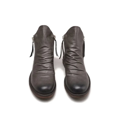 Ankle Boots for Men | Side-Zip Closure Detail