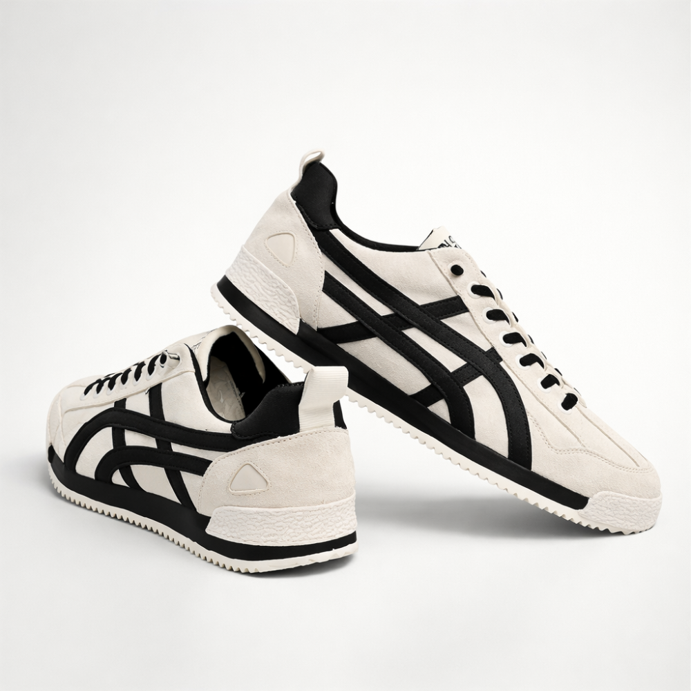 Slip-On Canvas Tiger Sneakers for Men | Casual Flats