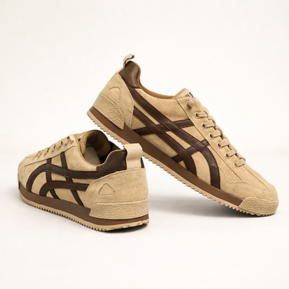 Slip-On Canvas Tiger Sneakers for Men | Casual Flats