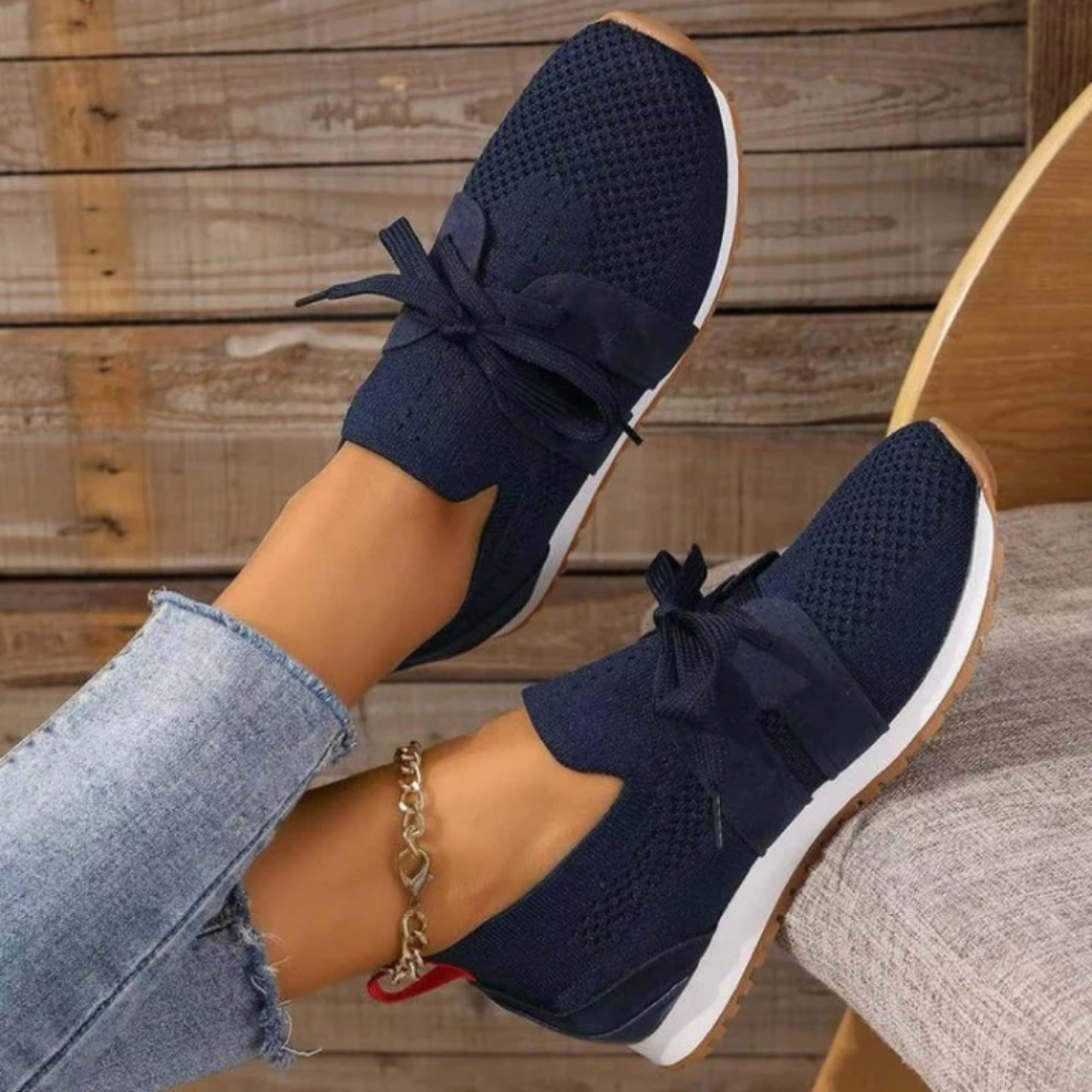 Women's Slip-On Sneakers | Ribbon Lace