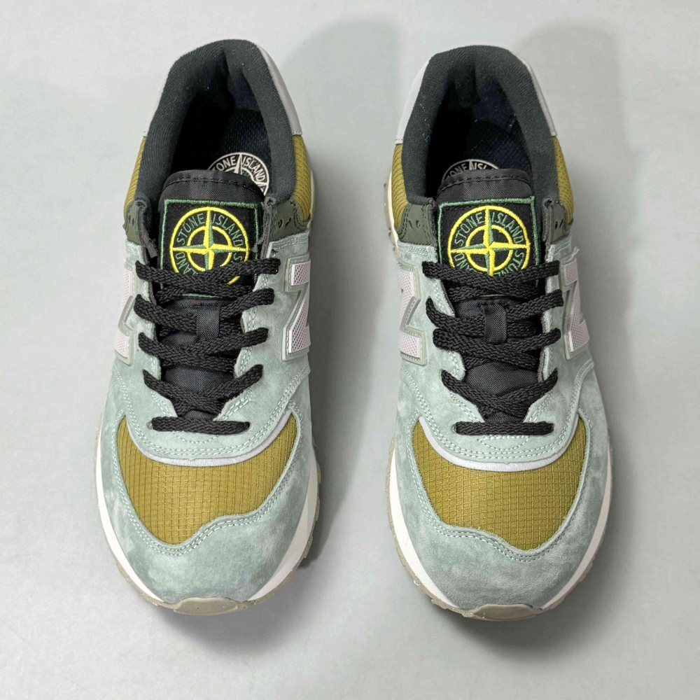 Stone Island x New Balance 574 Legacy Light Green Sneakers