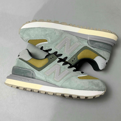 Stone Island x New Balance 574 Legacy Light Green Sneakers