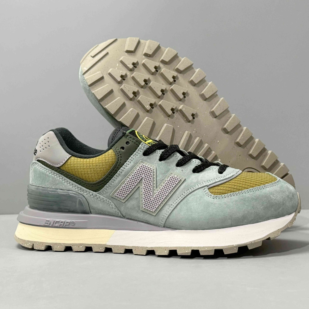 Stone Island x New Balance 574 Legacy Light Green Sneakers