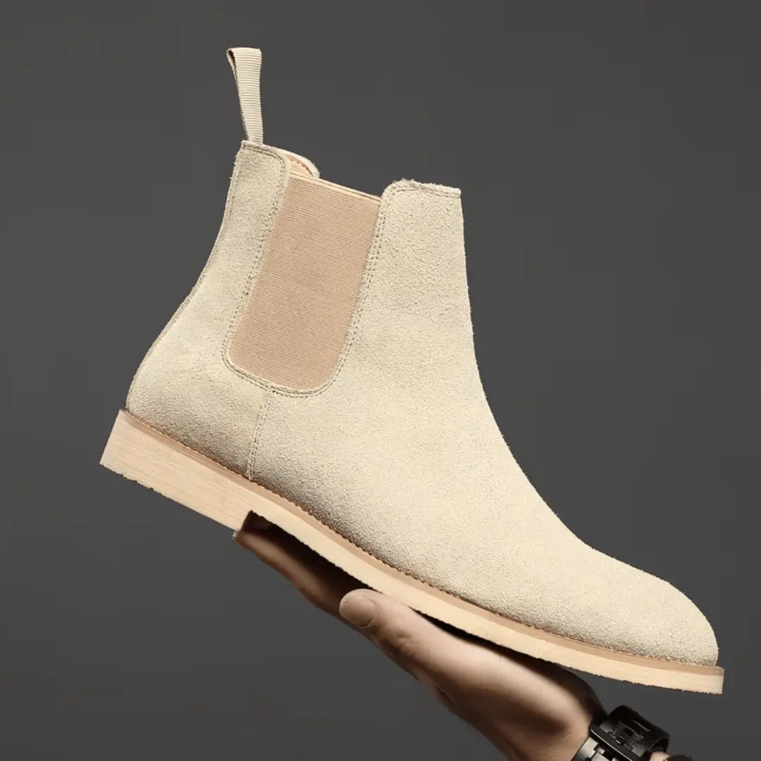 Suede Chelsea Boots for Men | Closed Toe