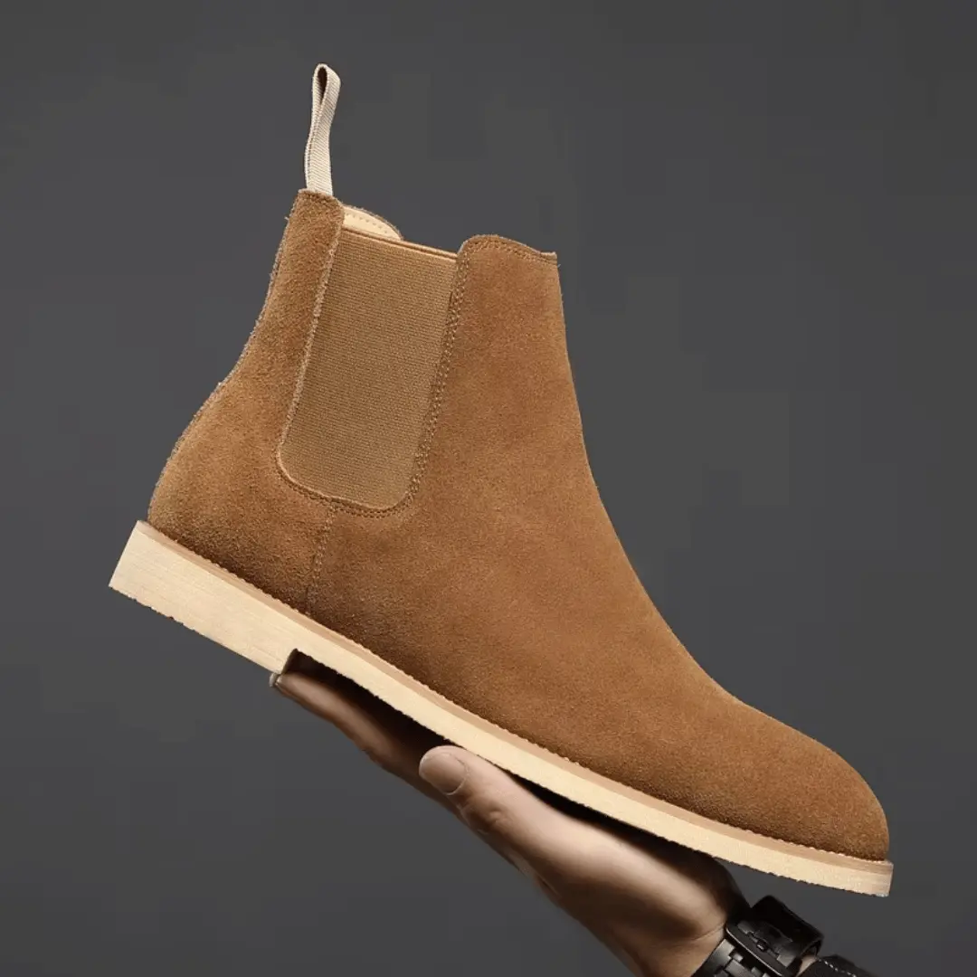 Suede Chelsea Boots for Men | Closed Toe