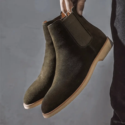 Suede Chelsea Boots for Men | Closed Toe