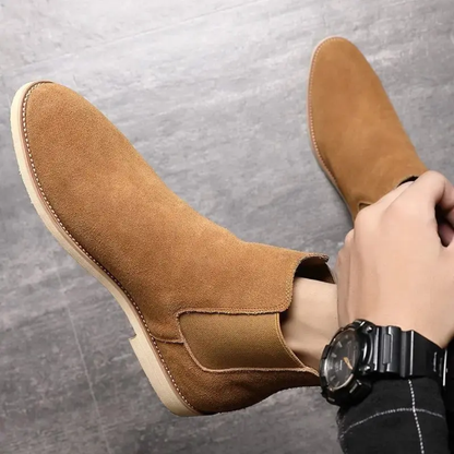 Suede Chelsea Boots for Men | Closed Toe