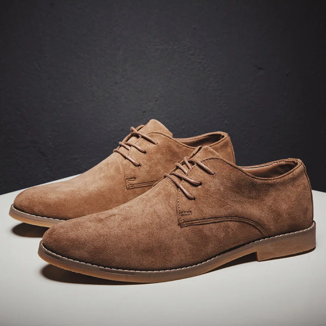 Suede Oxford Shoes for Men | Rubber Outsole