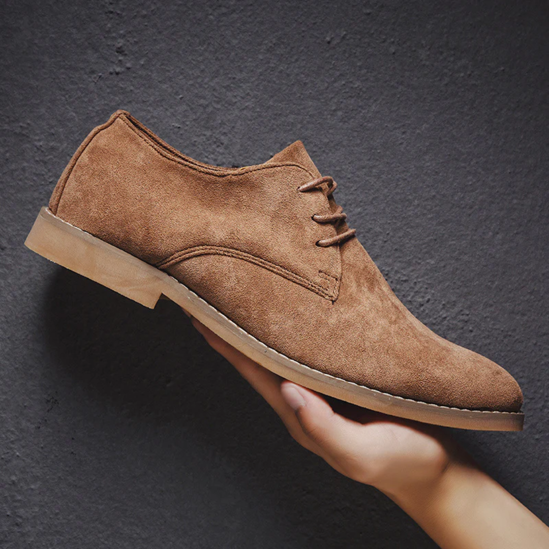 Suede Oxford Shoes for Men | Rubber Outsole