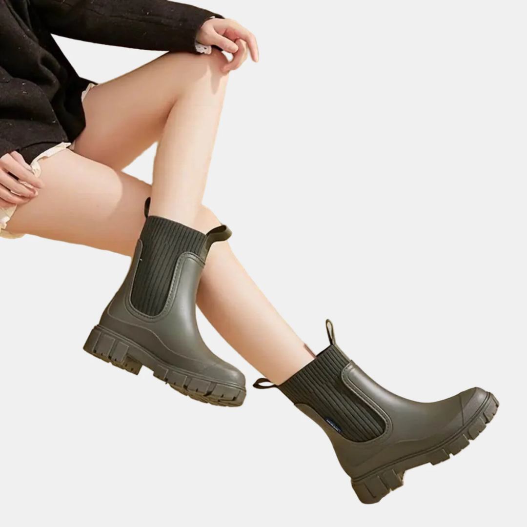 Textured Non-Slip Boots for Women | Lace-Up Outdoor Style
