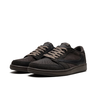 Travis Scott x Air Jordan 1 Low OG SP Men's Velvet Brown Sneakers - DM7866-202