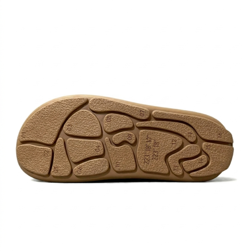 UGG Light Brown Closed-Toe Slip-On Slippers