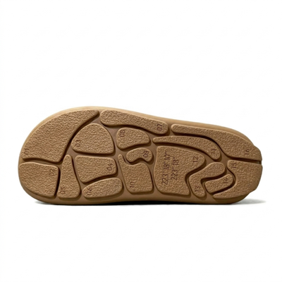 UGG Light Brown Closed-Toe Slip-On Slippers