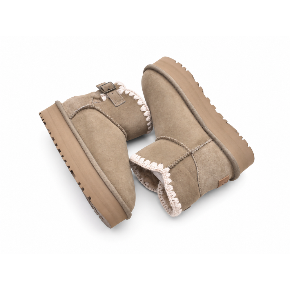 UGG Mini Swifty Buckle Platform Women's Ankle Boots