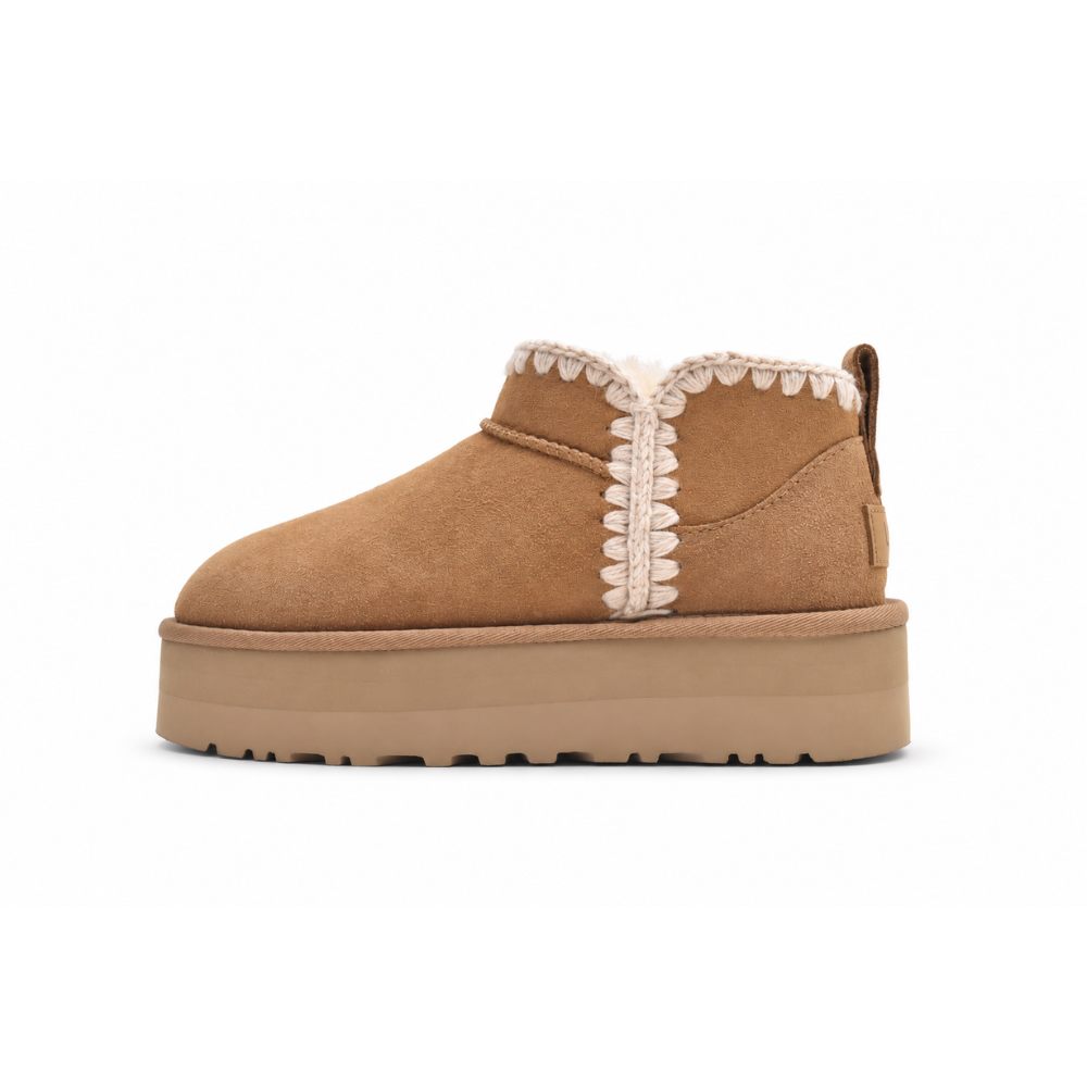 UGG Mini Swifty Platform Women's Suede Ankle Boots