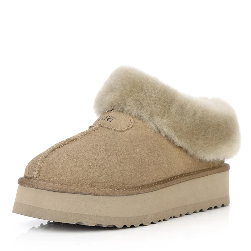 UGG Shady Platform Slip-On Slippers