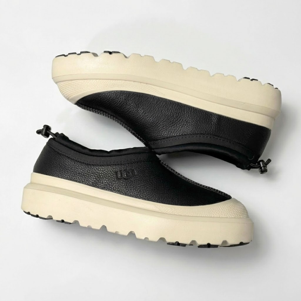 UGG Tasman Weather Hybrid Black Birch Slip-On Slippers