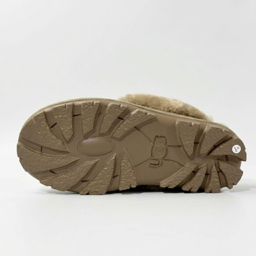 UGG Women's Coquette Beige Slip-On Slippers