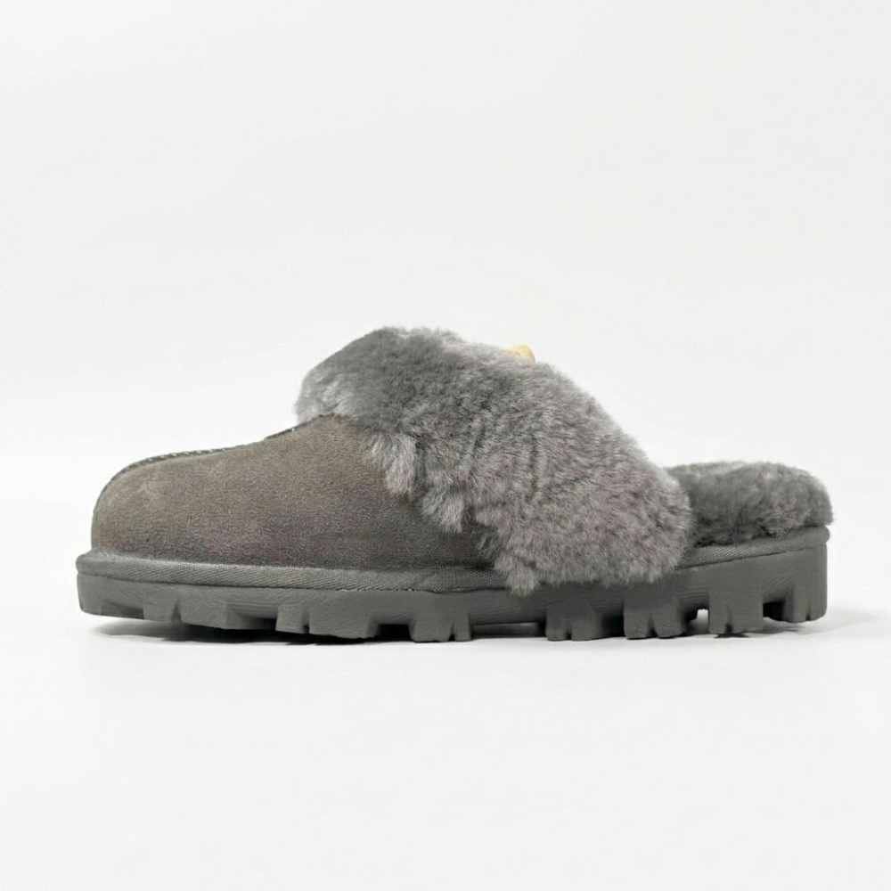 UGG Women's Coquette Grey Slip-On Slippers